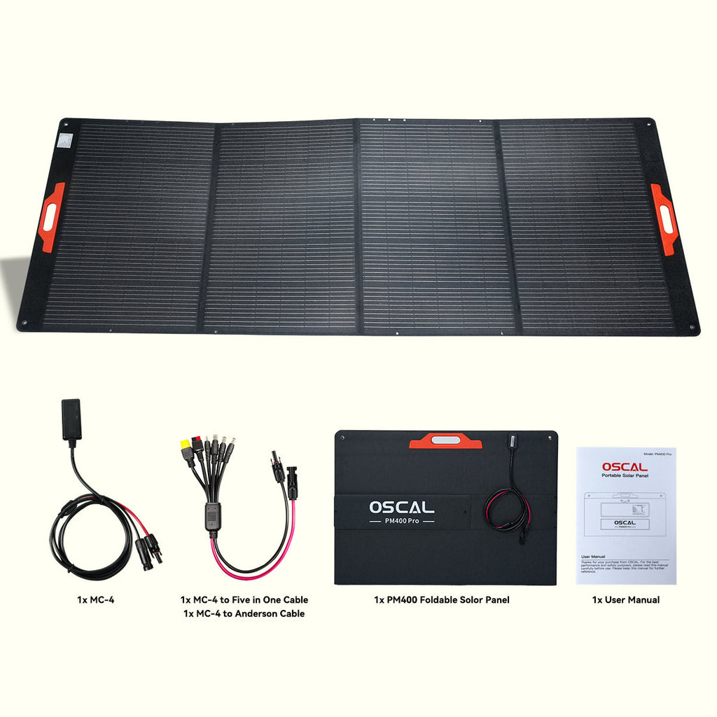 OSCAL PowerMax 400 PLUS High-Efficiency Solar Panels