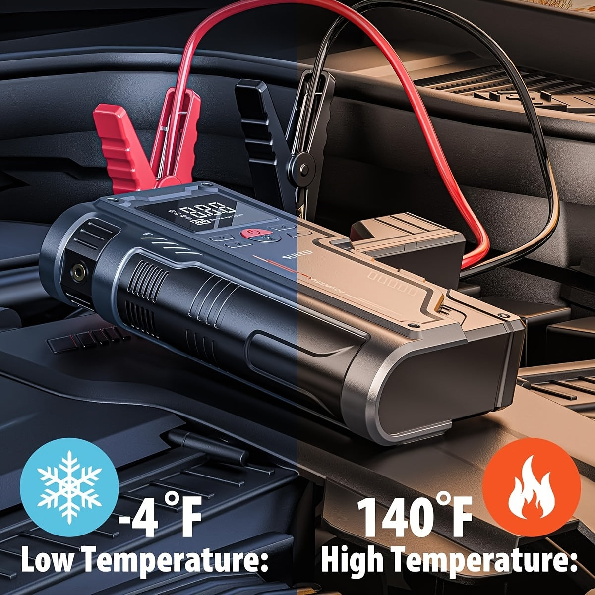 Pro Series Portable Air Compressor & Jump Starter – Your Roadside Lifeline