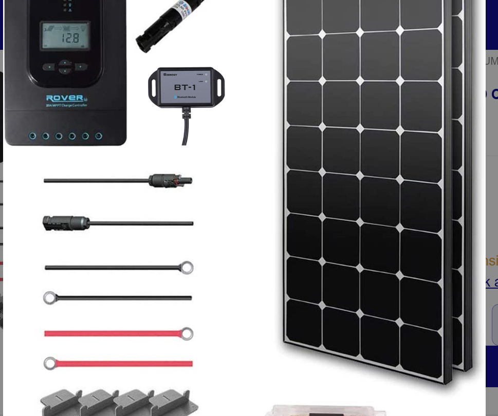 Renogy 200W 12V Solar Premium Kit – Off-Grid Power System