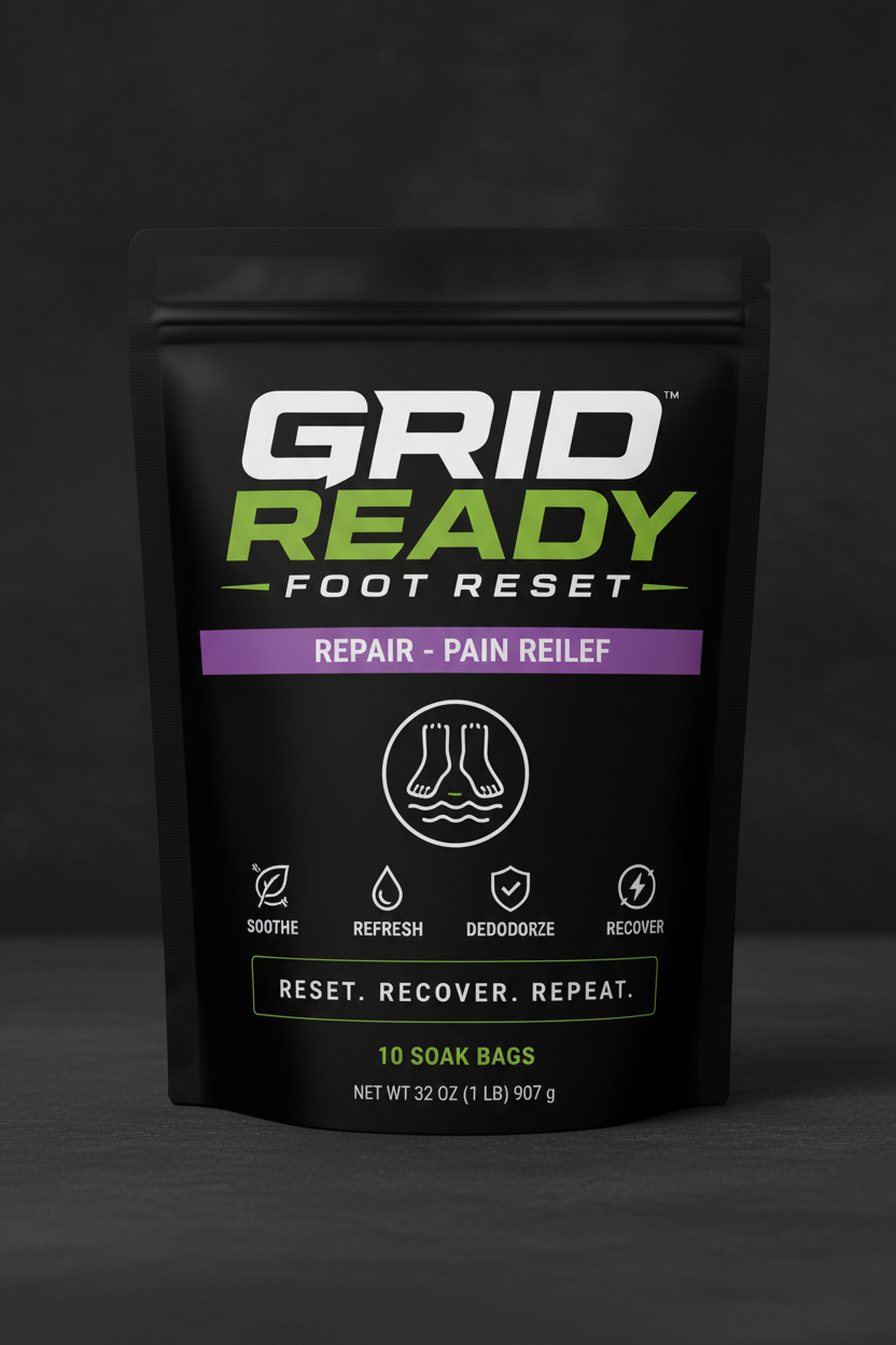 GRID READY – FOOT RESET | REPAIR (Pain Relief) Pack of 10 Bags